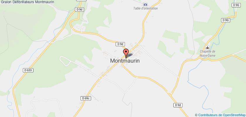 plan défibrillateurs Montmaurin