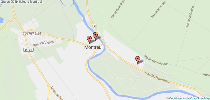 plan défibrillateurs Montreuil
