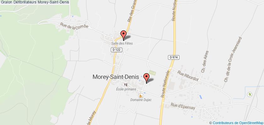 plan défibrillateurs Morey-Saint-Denis