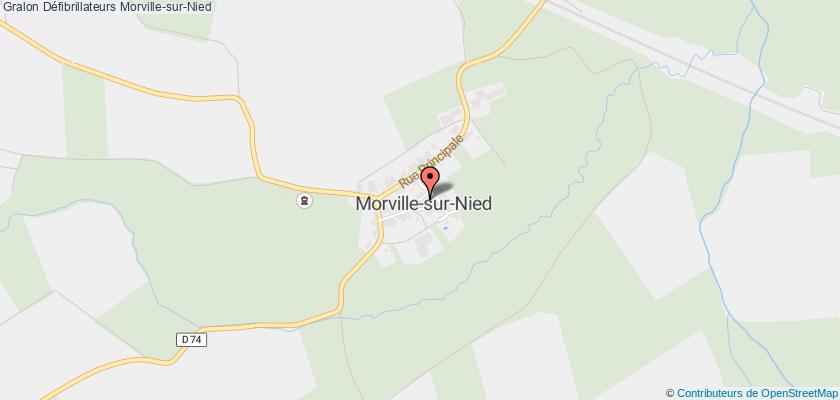 plan défibrillateurs Morville-sur-Nied