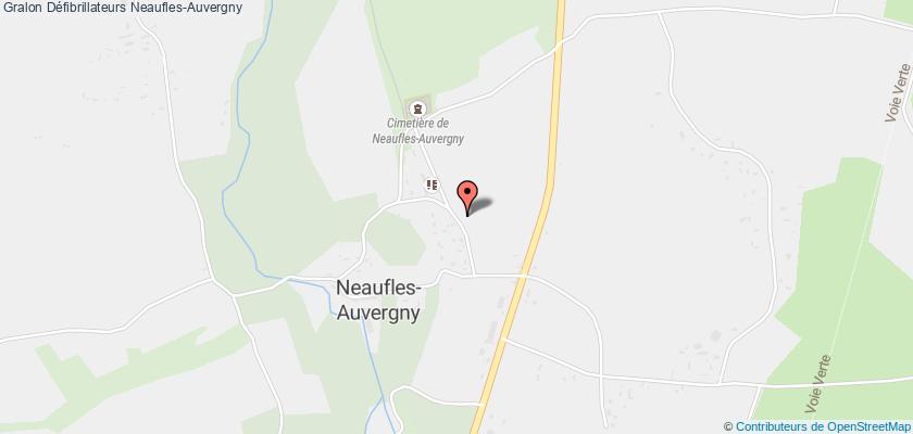 plan défibrillateurs Neaufles-Auvergny