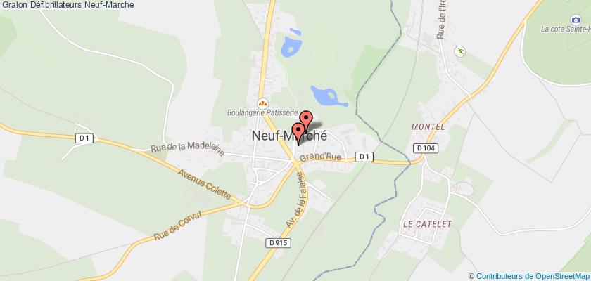 plan défibrillateurs Neuf-Marché