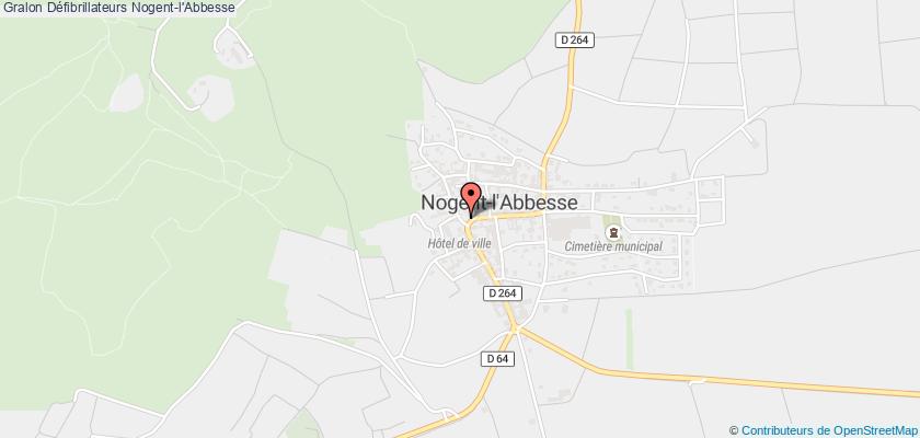 plan défibrillateurs Nogent-l'Abbesse