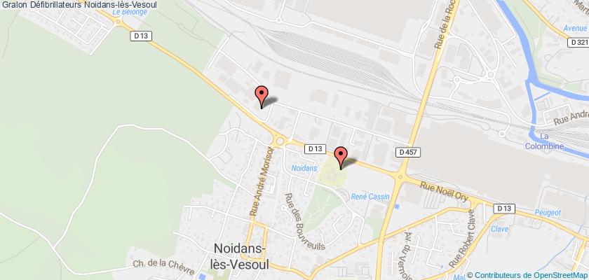 plan défibrillateurs Noidans-lès-Vesoul