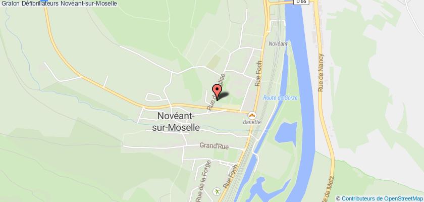 plan défibrillateurs Novéant-sur-Moselle