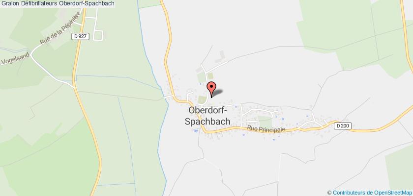 plan défibrillateurs Oberdorf-Spachbach