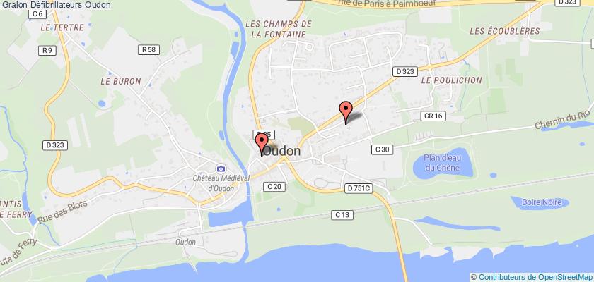 plan défibrillateurs Oudon