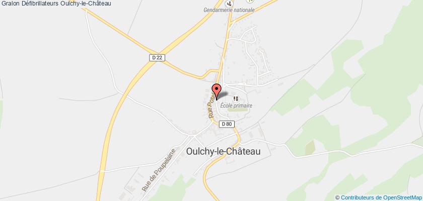 plan défibrillateurs Oulchy-le-Château