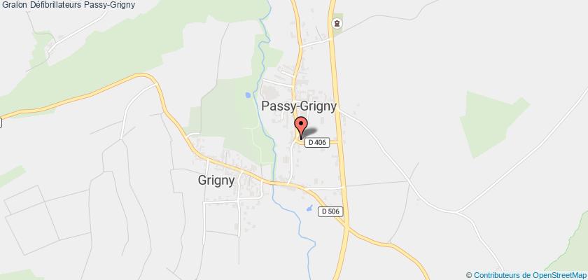 plan défibrillateurs Passy-Grigny