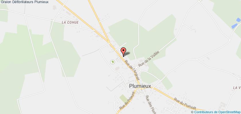 plan défibrillateurs Plumieux