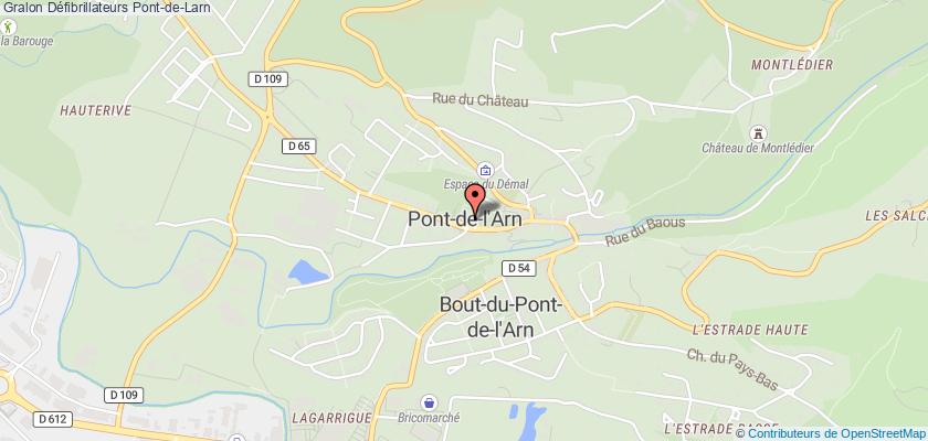 plan défibrillateurs Pont-de-Larn