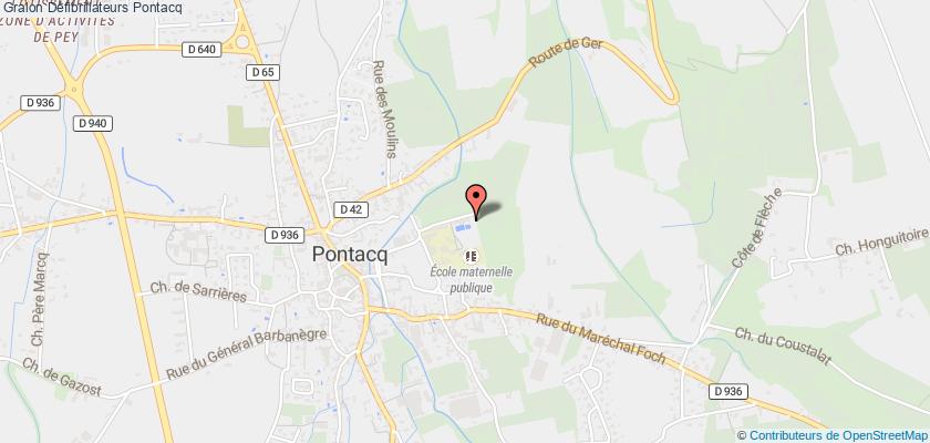 plan défibrillateurs Pontacq