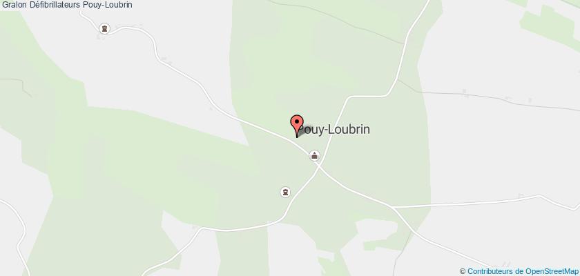 plan défibrillateurs Pouy-Loubrin