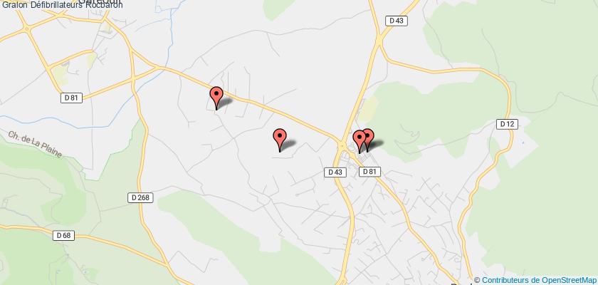 plan défibrillateurs Rocbaron