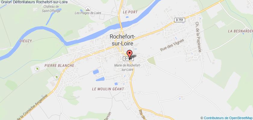 plan défibrillateurs Rochefort-sur-Loire
