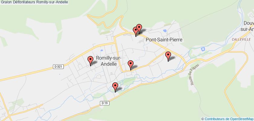 plan défibrillateurs Romilly-sur-Andelle