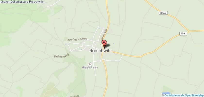 plan défibrillateurs Rorschwihr