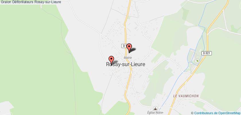 plan défibrillateurs Rosay-sur-Lieure