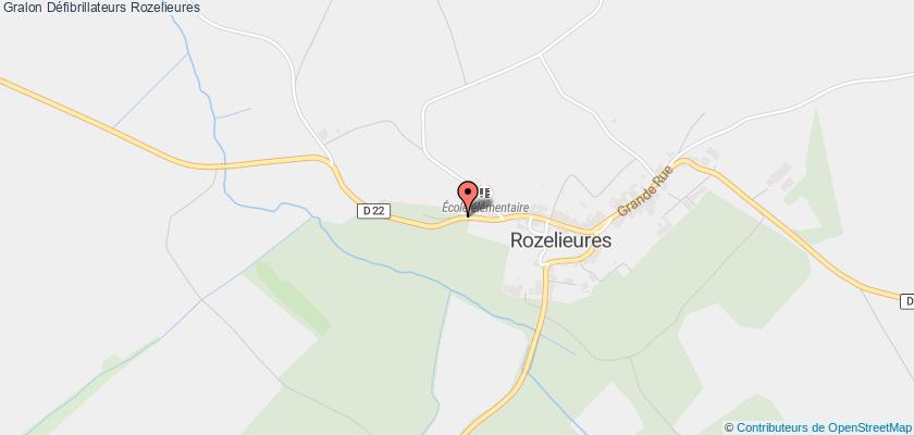 plan défibrillateurs Rozelieures