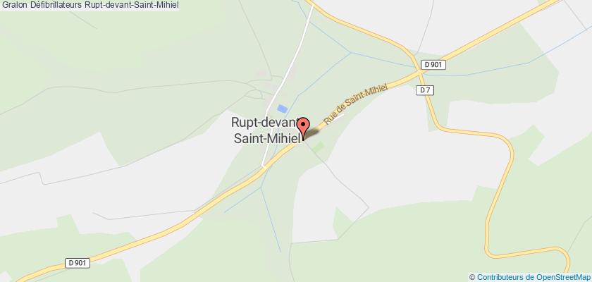plan défibrillateurs Rupt-devant-Saint-Mihiel