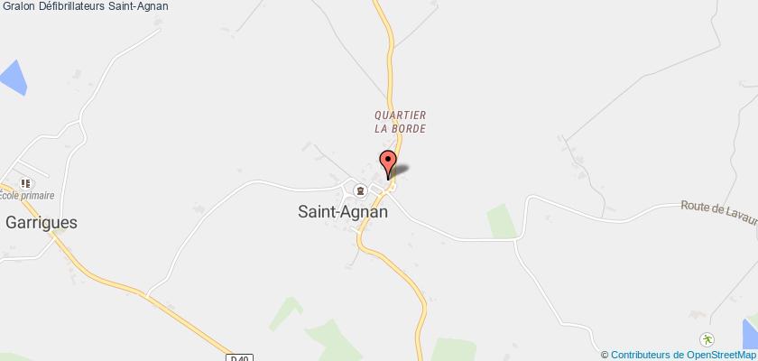 plan défibrillateurs Saint-Agnan