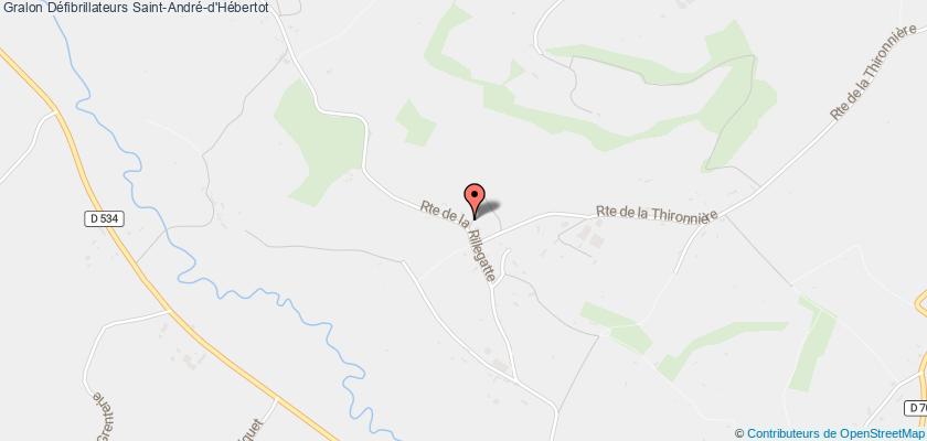plan défibrillateurs Saint-André-d'Hébertot
