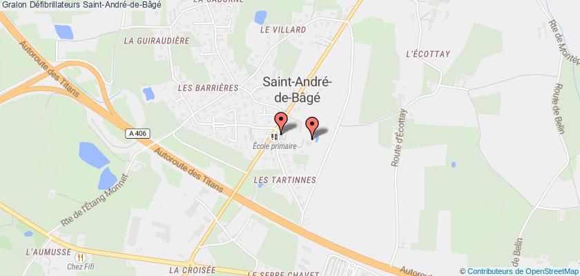 plan défibrillateurs Saint-André-de-Bâgé