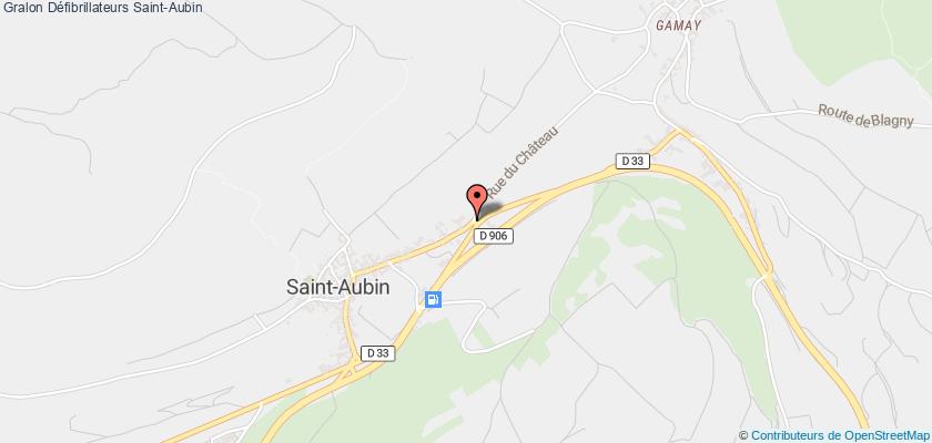 plan défibrillateurs Saint-Aubin