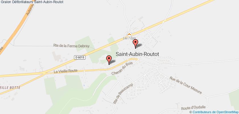 plan défibrillateurs Saint-Aubin-Routot