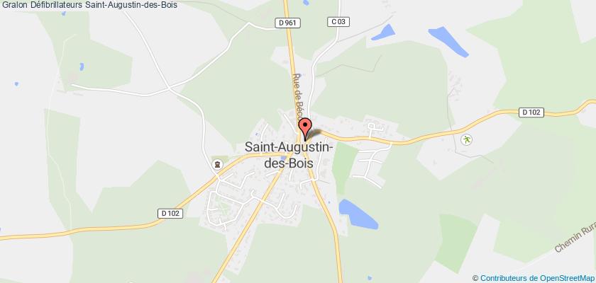 plan défibrillateurs Saint-Augustin-des-Bois