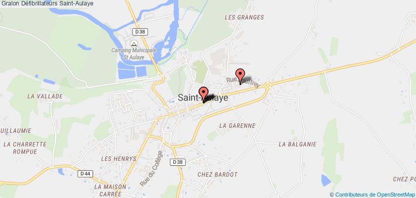 plan défibrillateurs Saint-Aulaye