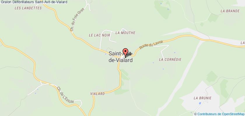 plan défibrillateurs Saint-Avit-de-Vialard