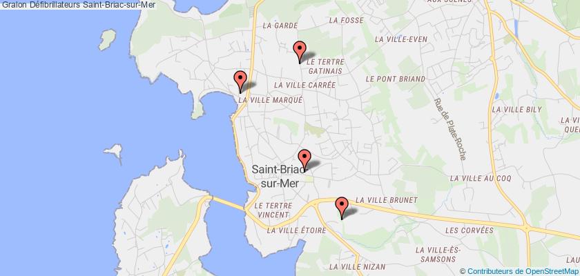 plan défibrillateurs Saint-Briac-sur-Mer