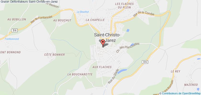 plan défibrillateurs Saint-Christo-en-Jarez