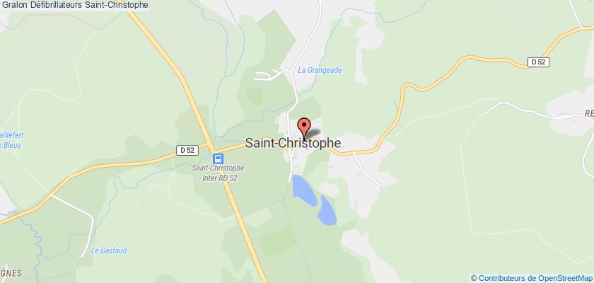 plan défibrillateurs Saint-Christophe