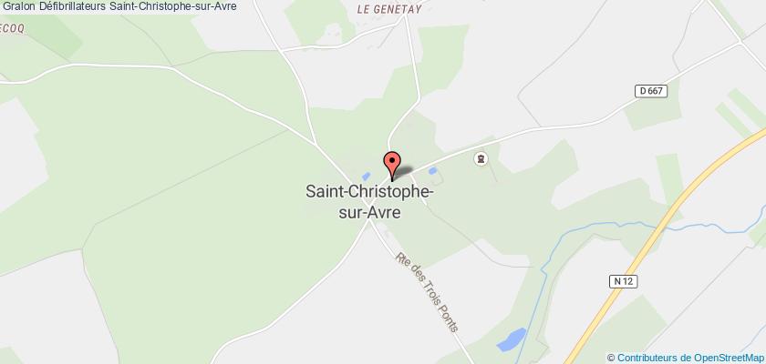 plan défibrillateurs Saint-Christophe-sur-Avre