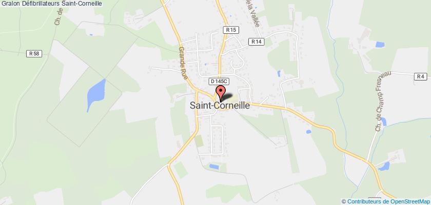 plan défibrillateurs Saint-Corneille