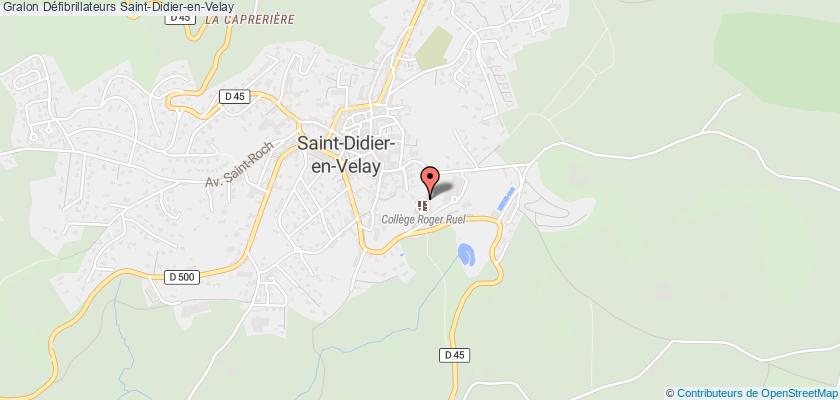 plan défibrillateurs Saint-Didier-en-Velay