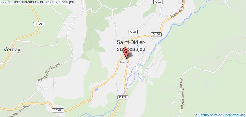 plan défibrillateurs Saint-Didier-sur-Beaujeu