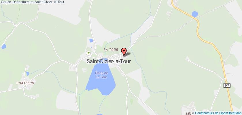plan défibrillateurs Saint-Dizier-la-Tour