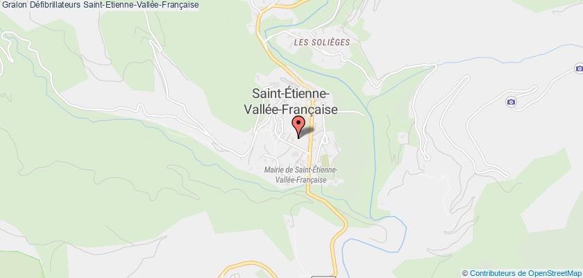 plan défibrillateurs Saint-Etienne-Vallée-Française
