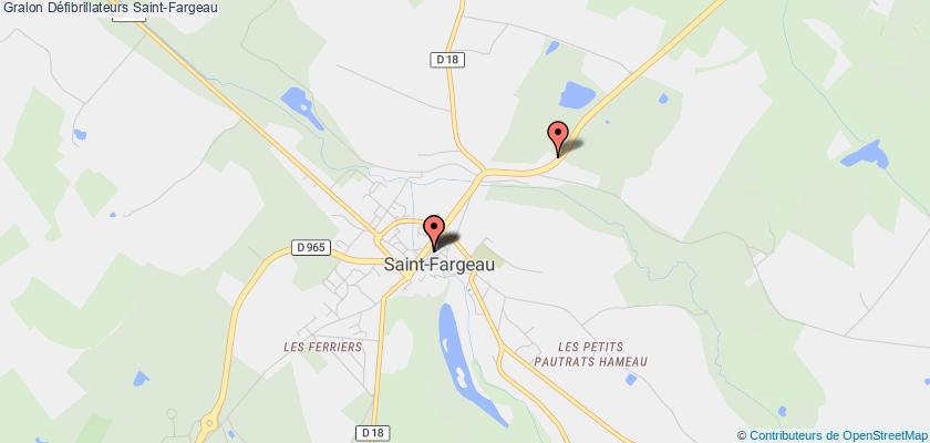 plan défibrillateurs Saint-Fargeau