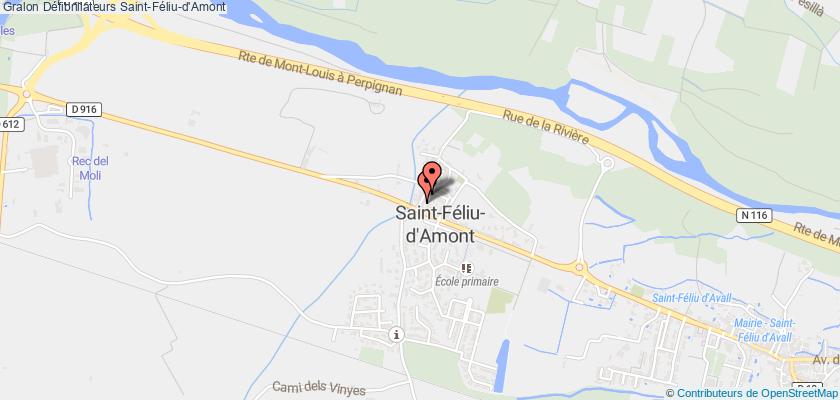 plan défibrillateurs Saint-Féliu-d'Amont