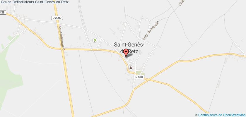 plan défibrillateurs Saint-Genès-du-Retz