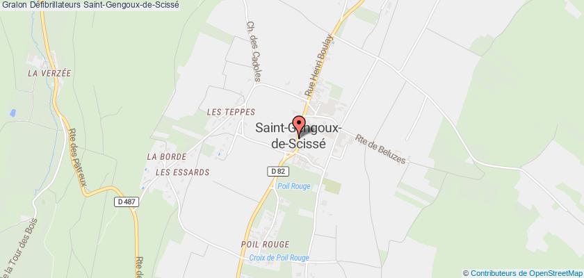 plan défibrillateurs Saint-Gengoux-de-Scissé