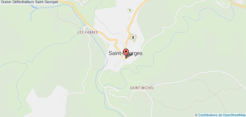 plan défibrillateurs Saint-Georges