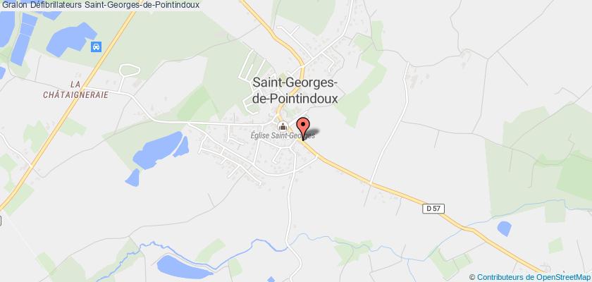 plan défibrillateurs Saint-Georges-de-Pointindoux