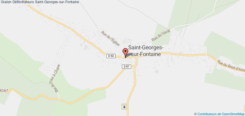 plan défibrillateurs Saint-Georges-sur-Fontaine
