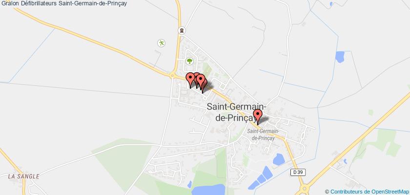 plan défibrillateurs Saint-Germain-de-Prinçay