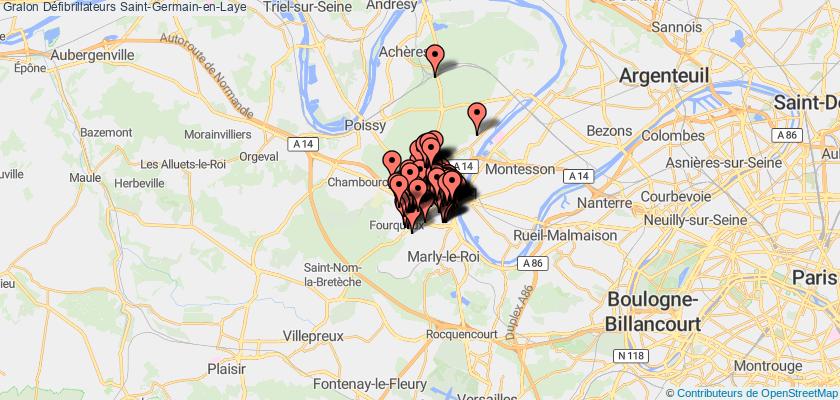 plan défibrillateurs Saint-Germain-en-Laye